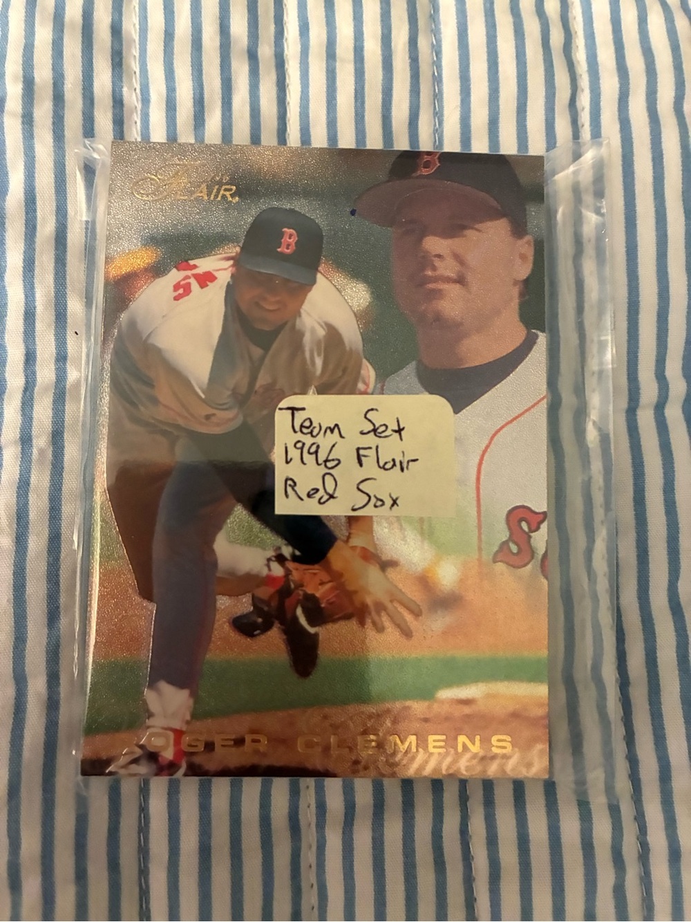 1996 Flair Team Set of Cards of  Boston Red Sox Baseball -Multi-Color